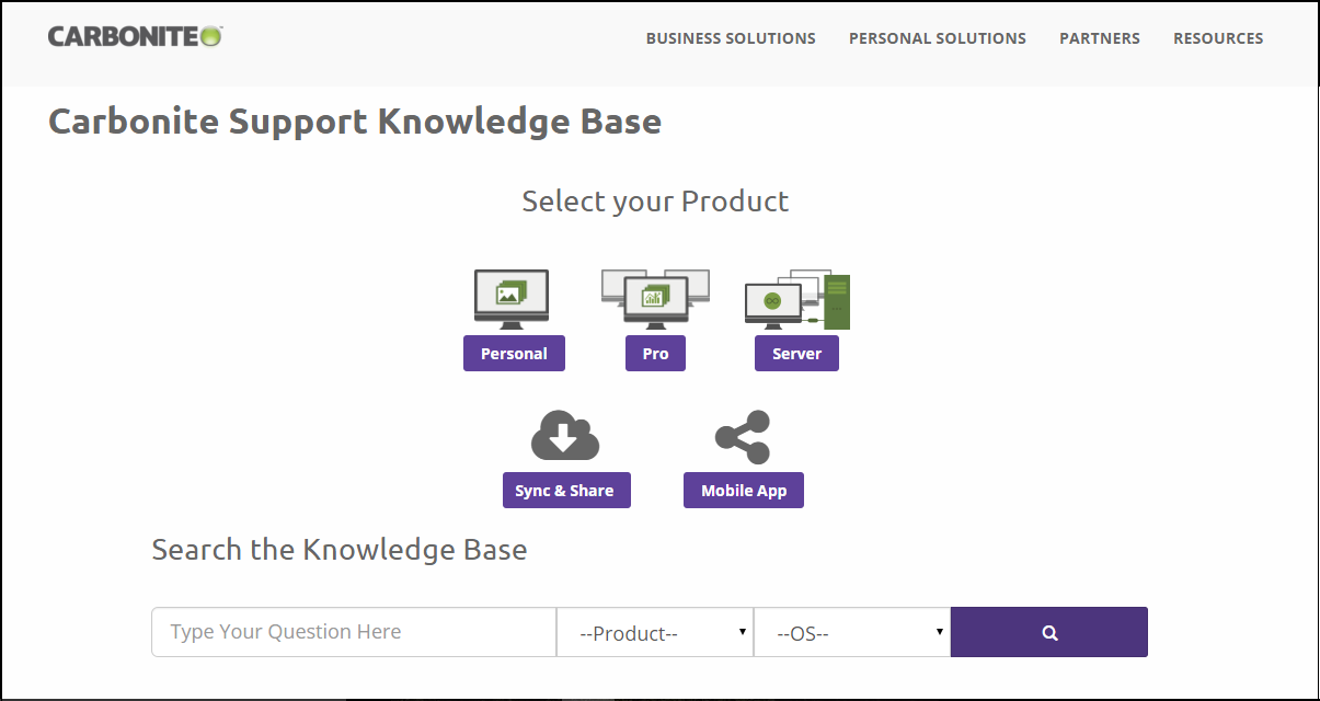 Carbonite-support