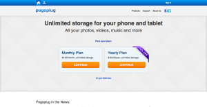 Pogoplug - Cloud Choose Plan