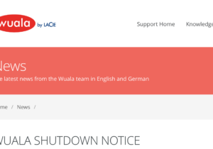 Wuala Follows Cyphertite and Announces Closure