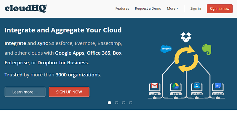 cloudHQ screenshot