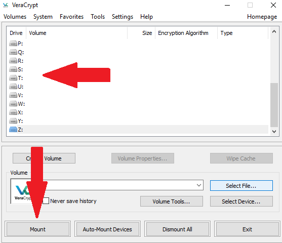 Mount Encrypted file